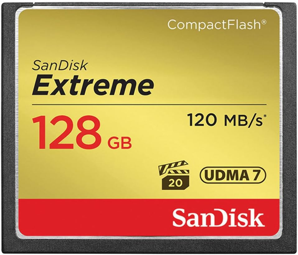Sandisk 128GB Extreme Compactflash Memory Card