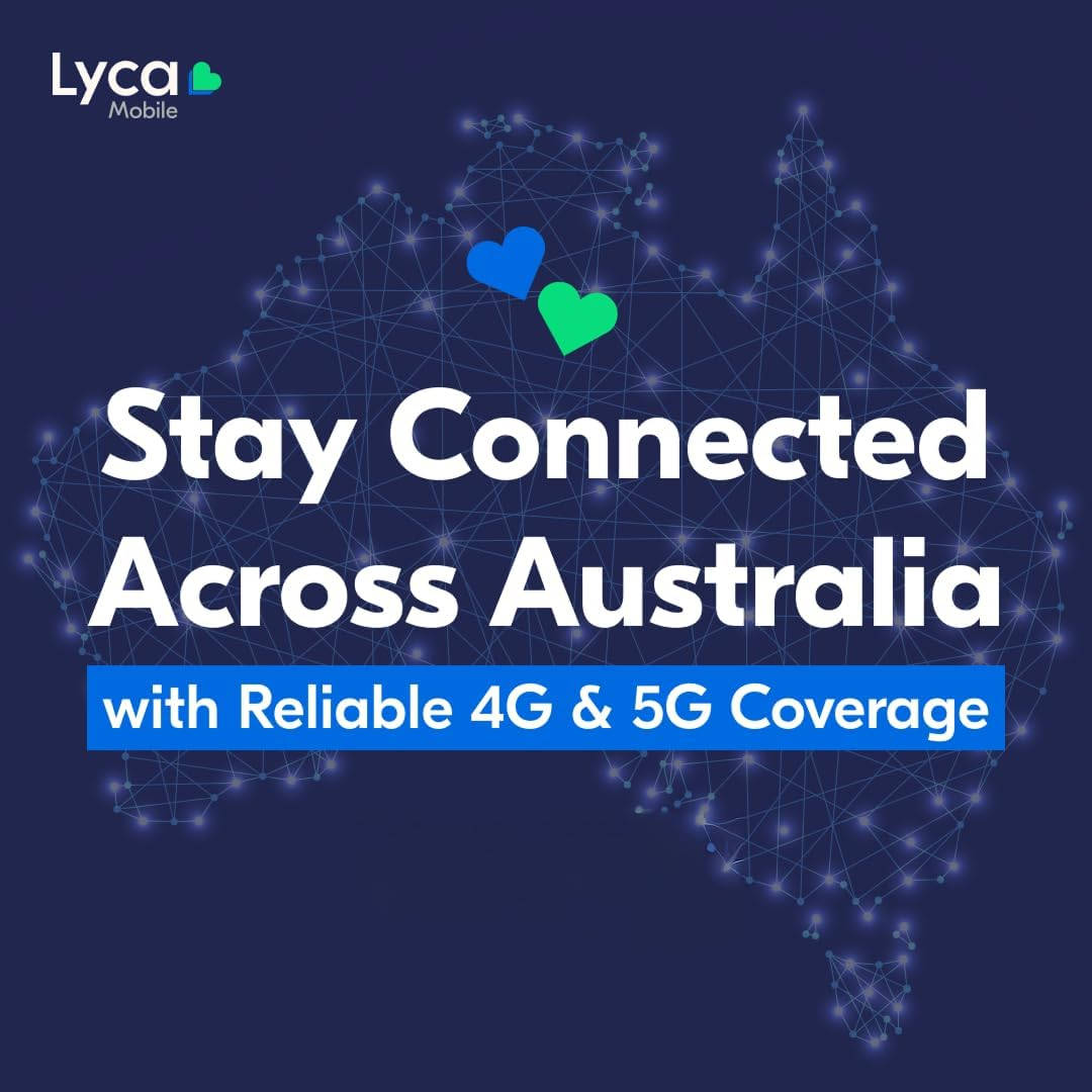 Lyca Mobile AU Unlimited Plan 20 Prepaid SIM $20 for $6 image number 1