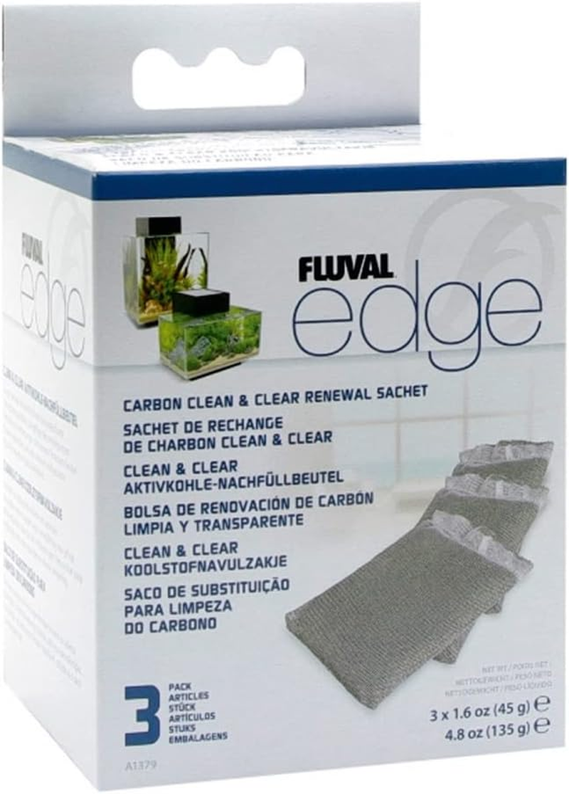 Fluval Edge Carbon Clean & Clear Renewal Sachets - 3-Pack