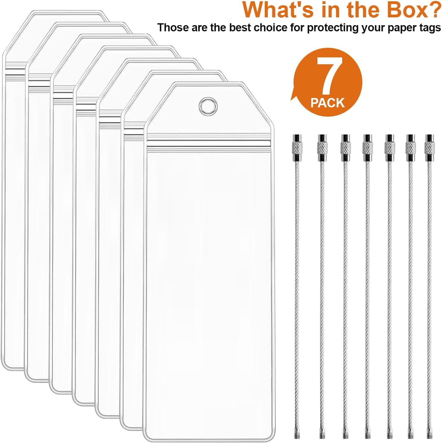 COZY CORE 7 Pack Cruise Luggage Tags for Cruise Ship Essentials for Carnival, NCL, Princess, MSC Cruise Ships - Silver image number 6