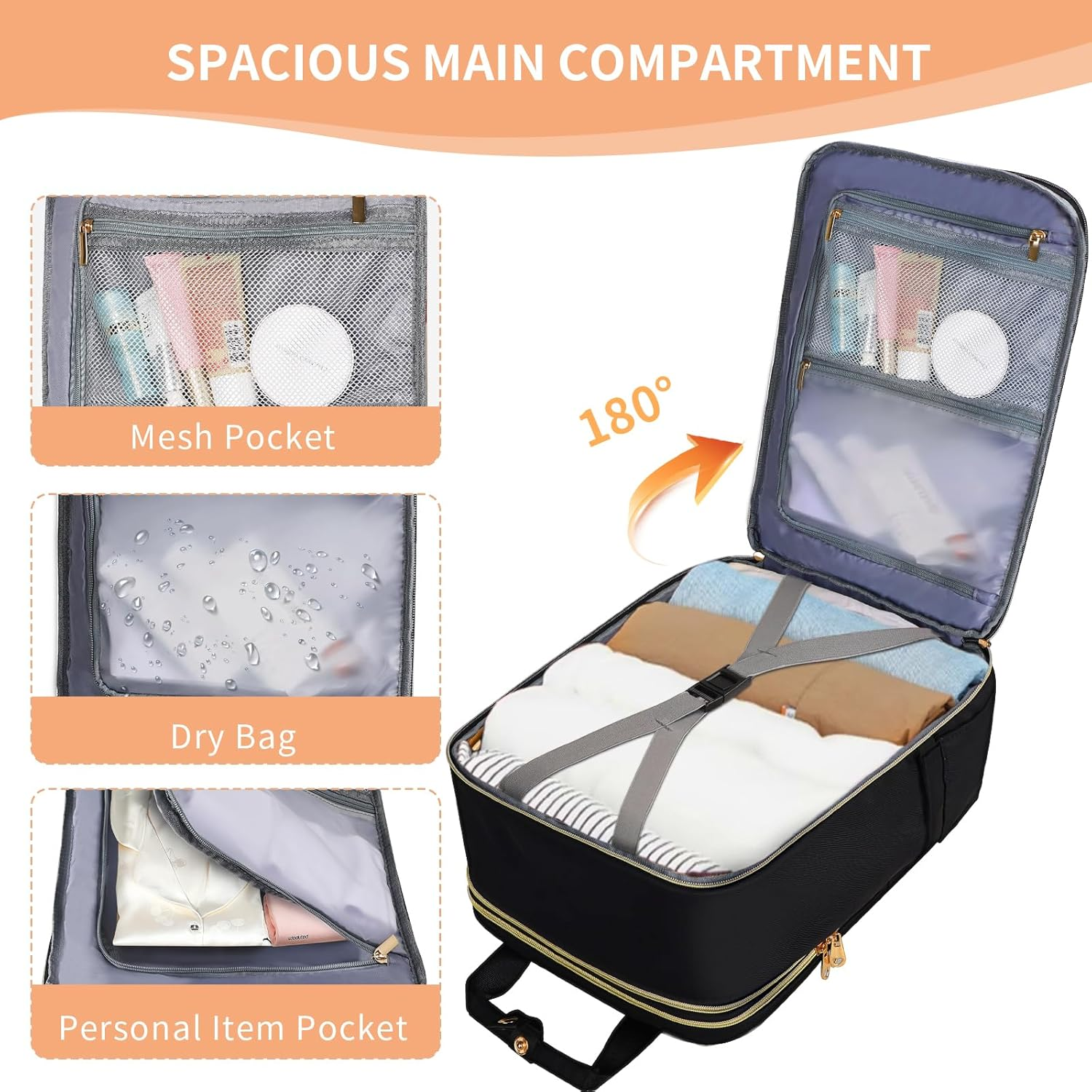 BERTASCHE Travel Backpack for Women image number 2