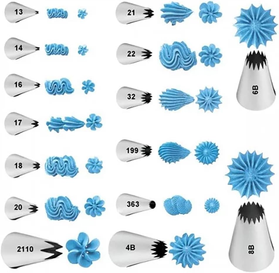 Wilton 4B Open Star Cake Decorating Tip image number 4