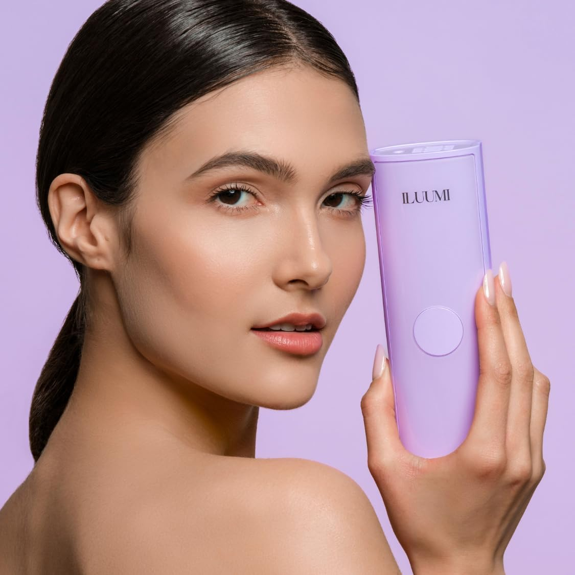 ILUUMI IPL PRO Hair Removal Device for Face and Body, Permanent Hair Reduction for Women and Men, with 5 Intensity Levels and SAPPHIRE Ice-Cooling Technology, In-Home Use image number 1