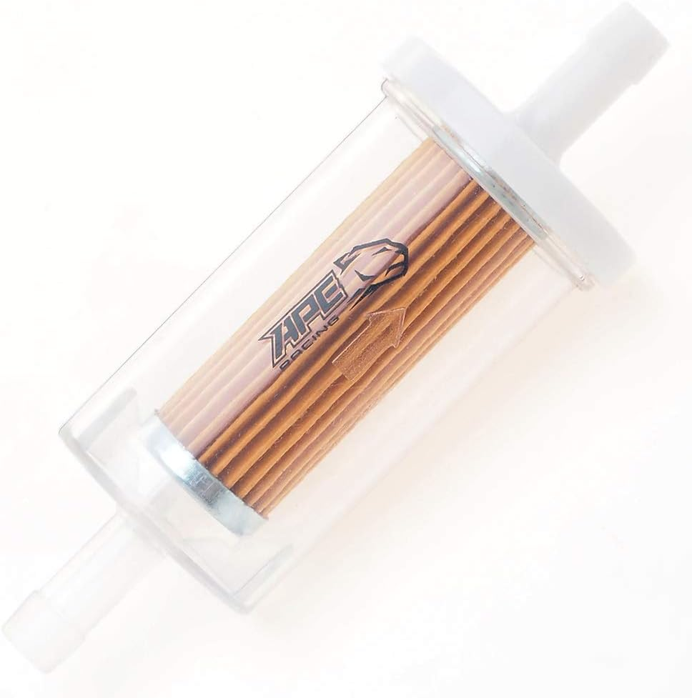 Inline Fuel Filter Replacement Universal High Flow Fuel Filters (Pack of 2) for Lawn Mower Tractor Motorcycle Replace Briggs & Stratton 5065 5065D 5065K 493629 695666 845125 691035 image number 1