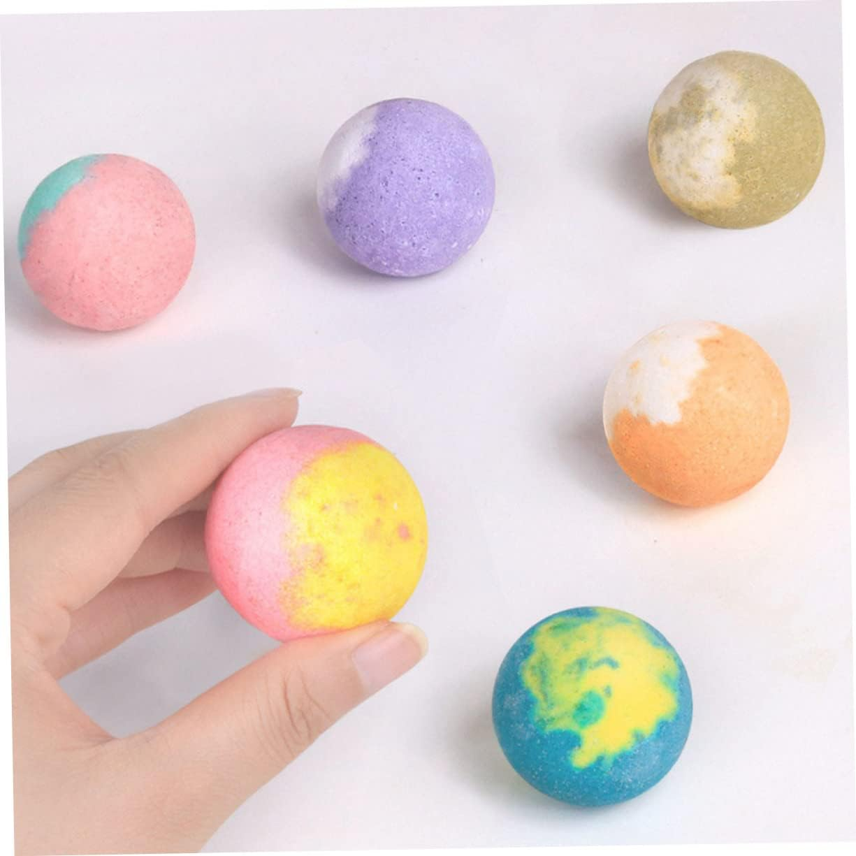 Minkissy 6Pcs Foot Non-Sweat Bathing Balls for Women Bath Salt Balls Foot Soak for Women image number 4