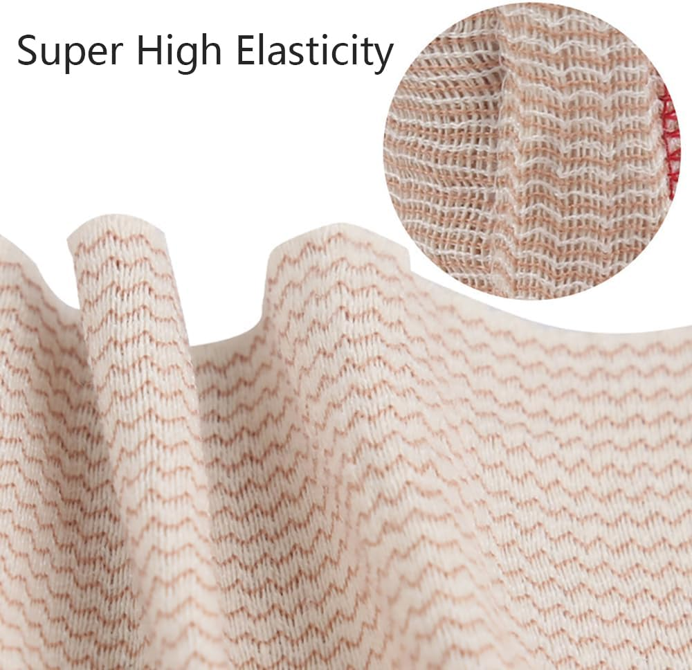 Heatunk Premium Elastic Bandage Wrap - 6-Pack (2X2", 2X3", 2X4") - Self-Closing Compression Support for Foot, Ankle, Wrist, and Knee image number 3