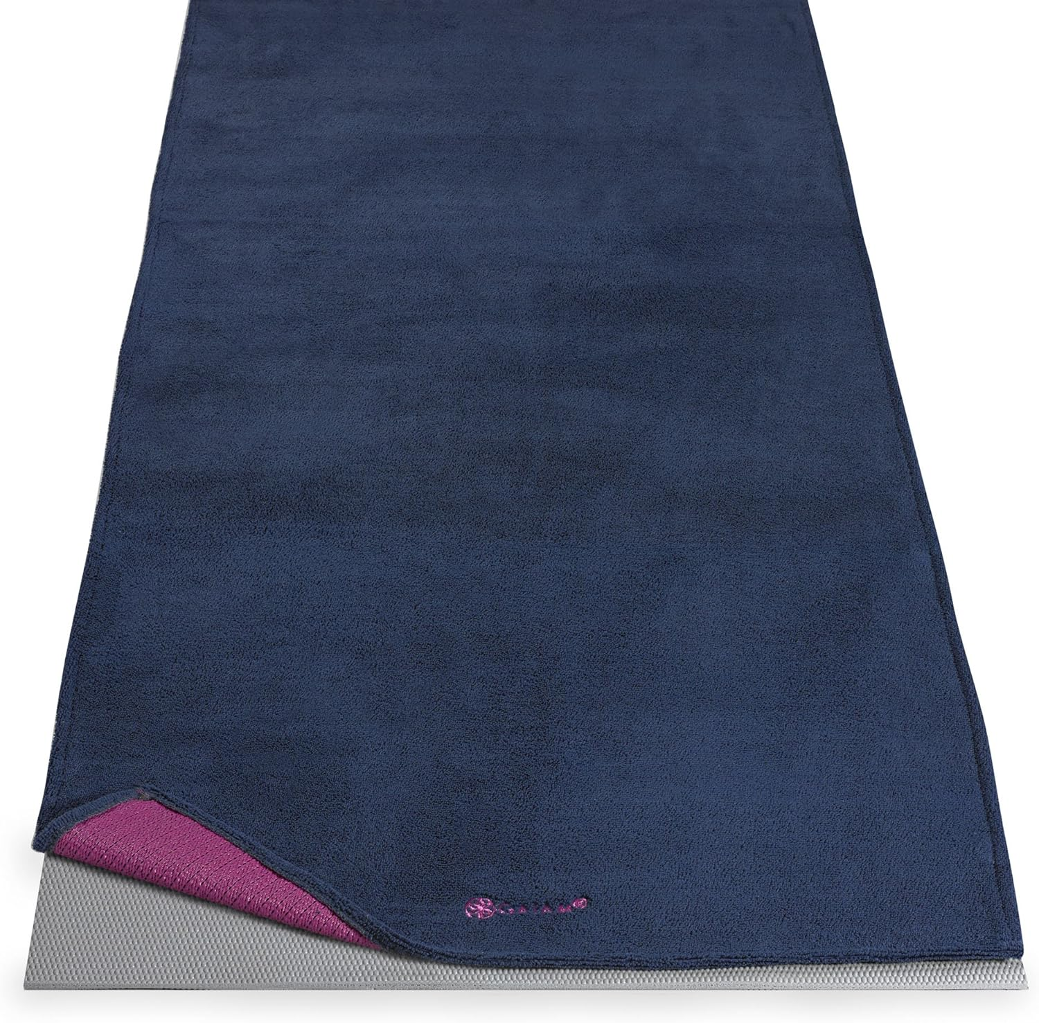 Gaiam Grippy Non Slip Yoga Mat Towel - Fast Drying Towel - Ideal for Hot Yoga - Microfiber and Machine Washable - Grip Backing image number 2