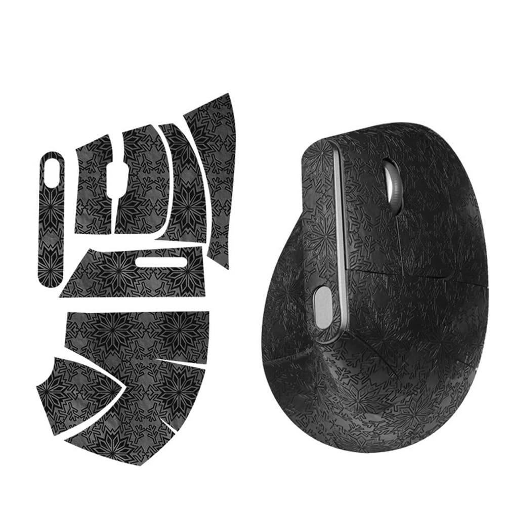 MX Vertical Mouse anti Slip Grip Tape, Sweat Resistant Protective Sticker(Black) - Gray image number 2