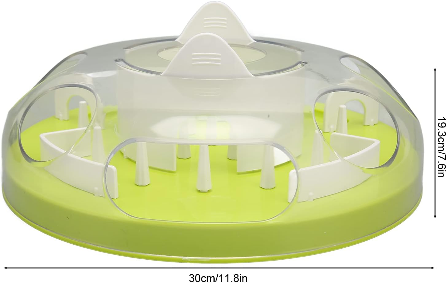 EVTSCAN Detachable Cat Slow Feeder Bowl, Adjustable Prevent Sliding Cat Puzzle, Feeding Slow Eating Bowl, for Cat Training image number 6