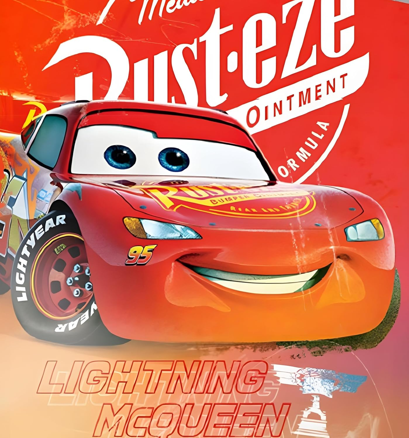 Disney Cars Junior Bed Linen Set, 100 X 135 Cm Duvet Cover & 40 X 60 Cm Pillowcase, 100% Cotton, Soft, Breathable Lightning Mcqueen Children'S Bedding Set for Toddlers image number 4