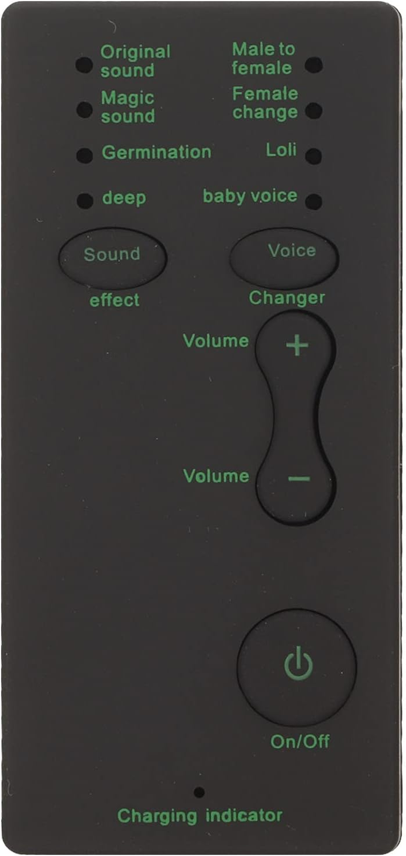 Voice Changer for Xboxone Switch Phone Computer PC Laptop, Handheld Mini Microphone Voice Disguiser Modulator, Adults Kids, 8 Sound Effects Machine