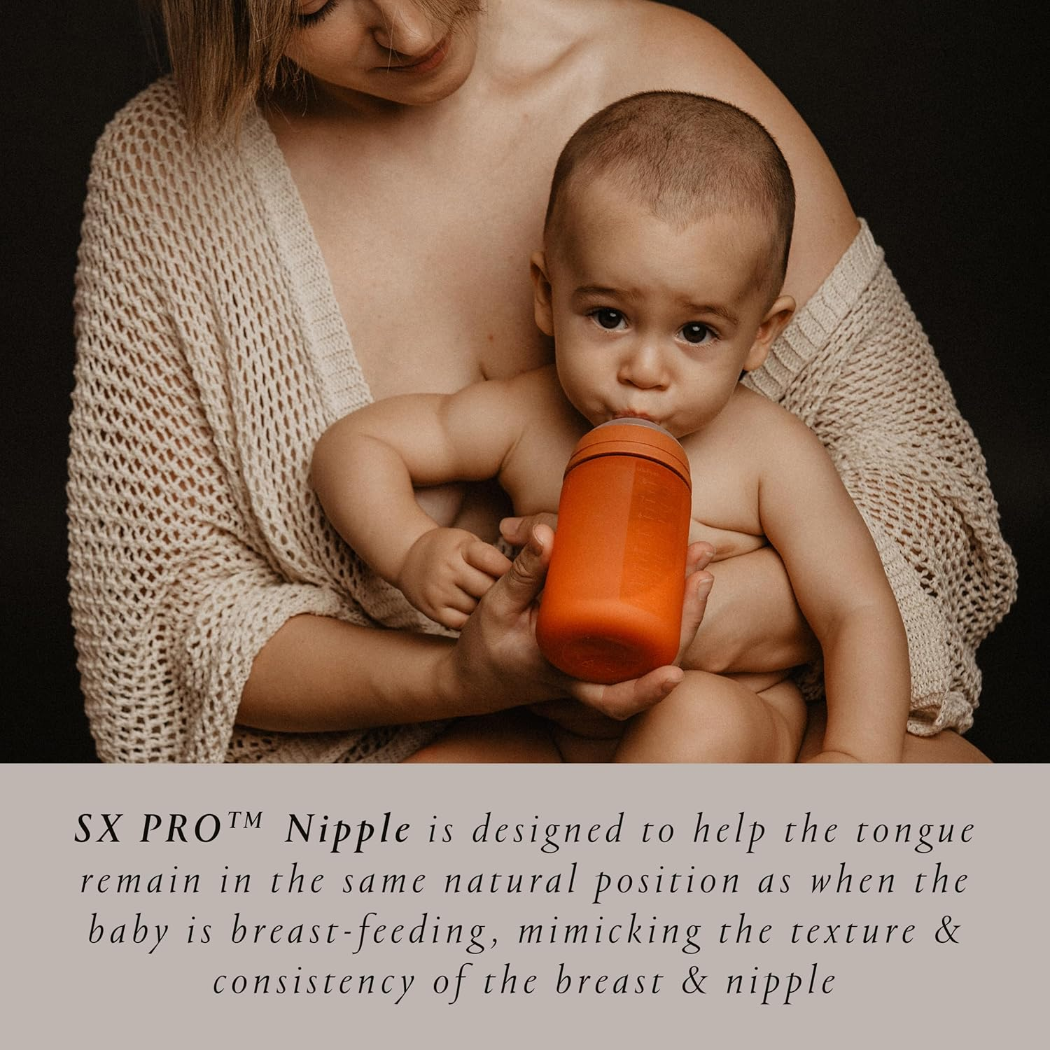 Suavinex All Silicone Bottle, Nude, 240 Ml Capacity image number 2