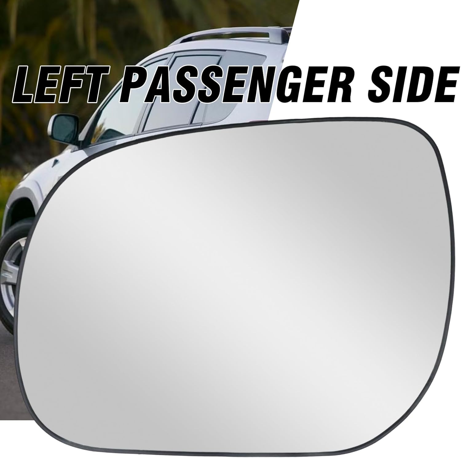 SYOWADA Left Passenger Side Mirror Glass, Replacement for Toyota RAV 4 RAV4 2006 2007 2008 2009 2010 2011 2012 image number 3
