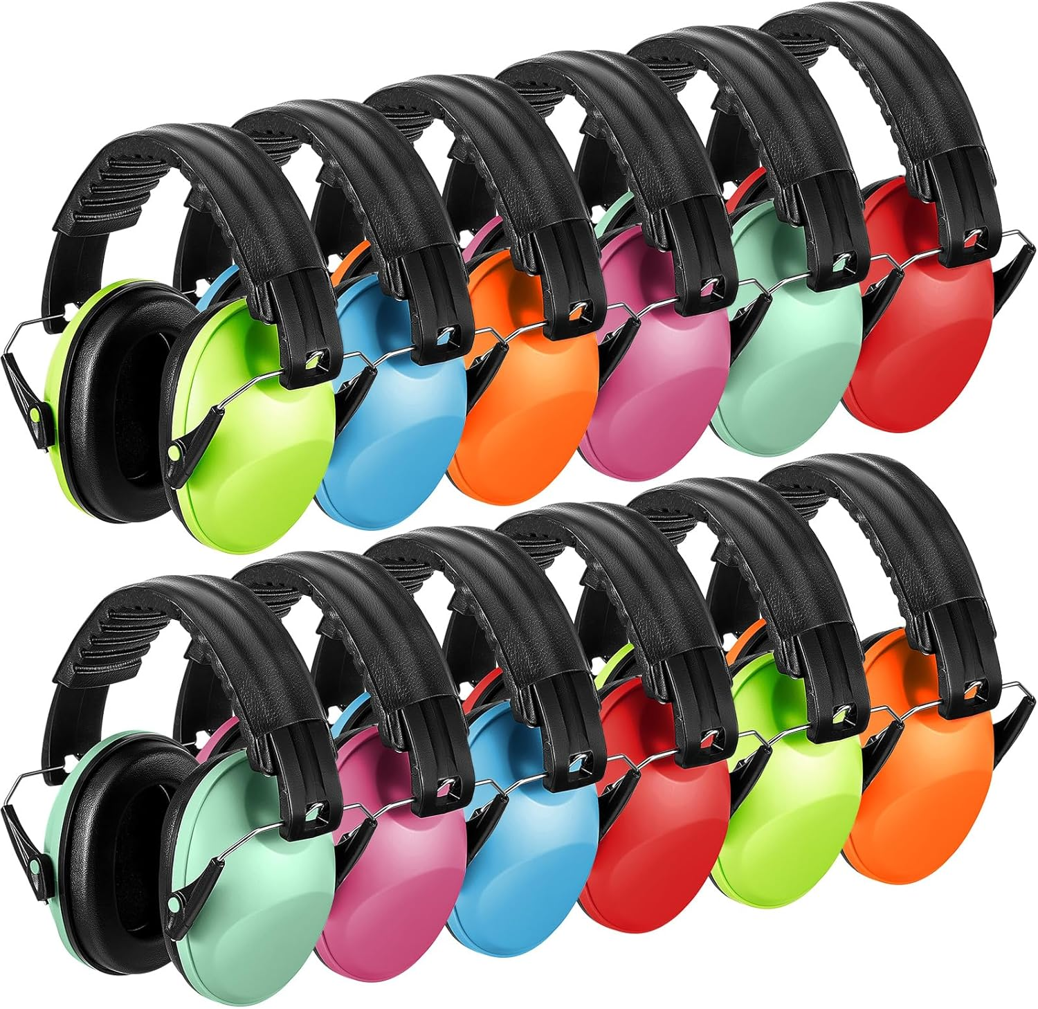 Amylove 12 Pcs Kids Ear Protection Noise Cancelling Headphones Ear Muffs Bulk 30Db Sensory Headphones image number 3