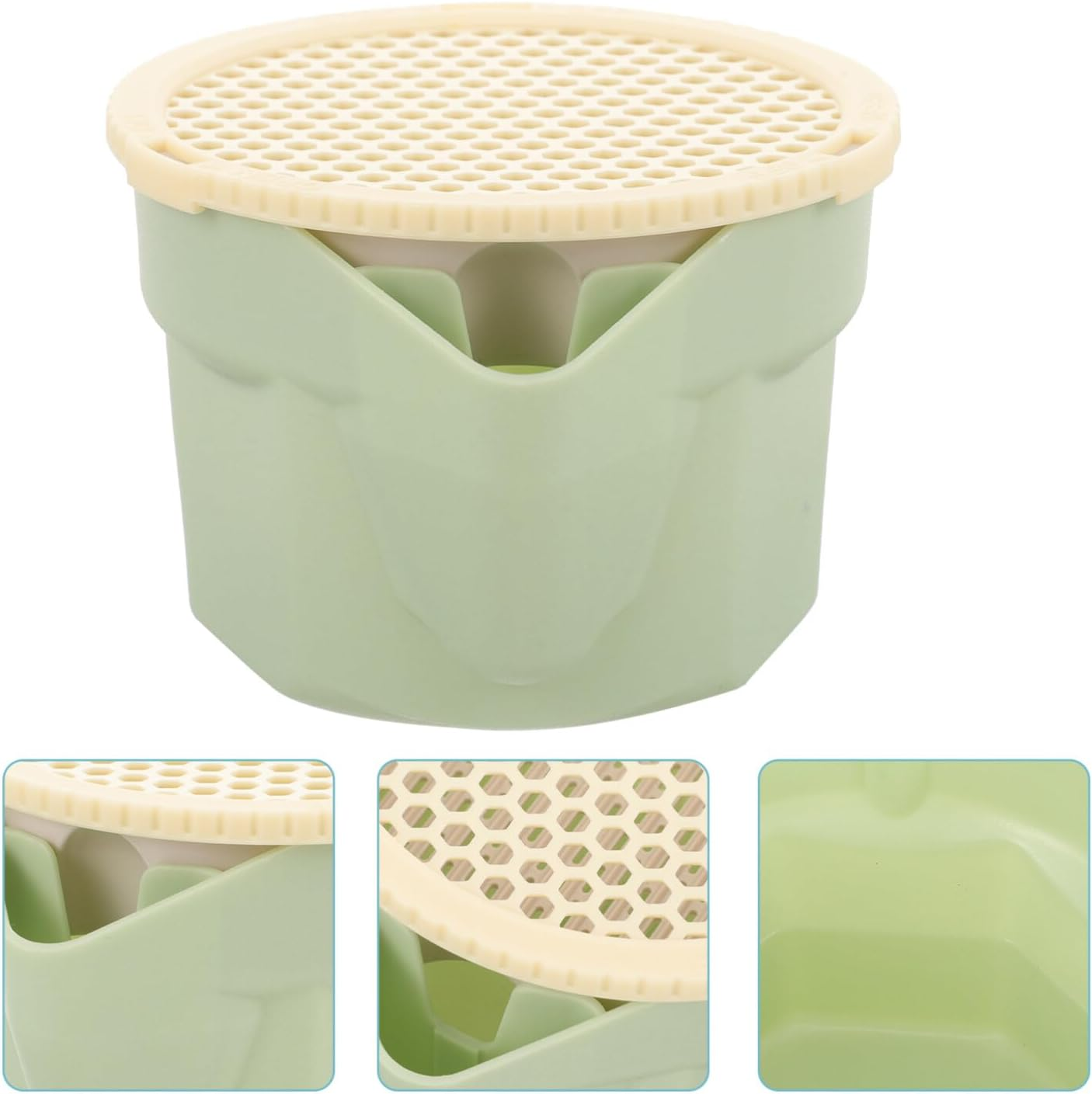 Mipcase Practical Cat Grass Planter Cat Grass Box Planter Hydroponic Microgreens Growing Kit Soilless Planting Box Catnip Grass Planter Window Grass Sprouter Tray Planter Cup Box