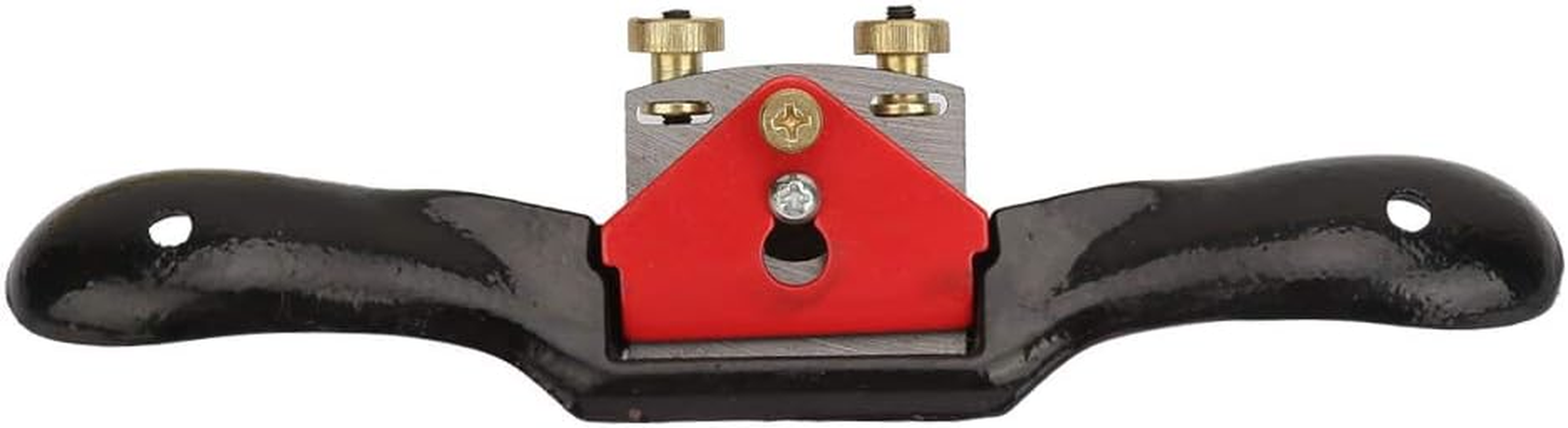 10 Inch Woodworking Plane Spokeshave, Steel Hand Trimming Tool with Double Screw Thickness Adjustment, for Curved and Irregular Wood Surfaces, for Woodworking Enthusiasts And image number 5