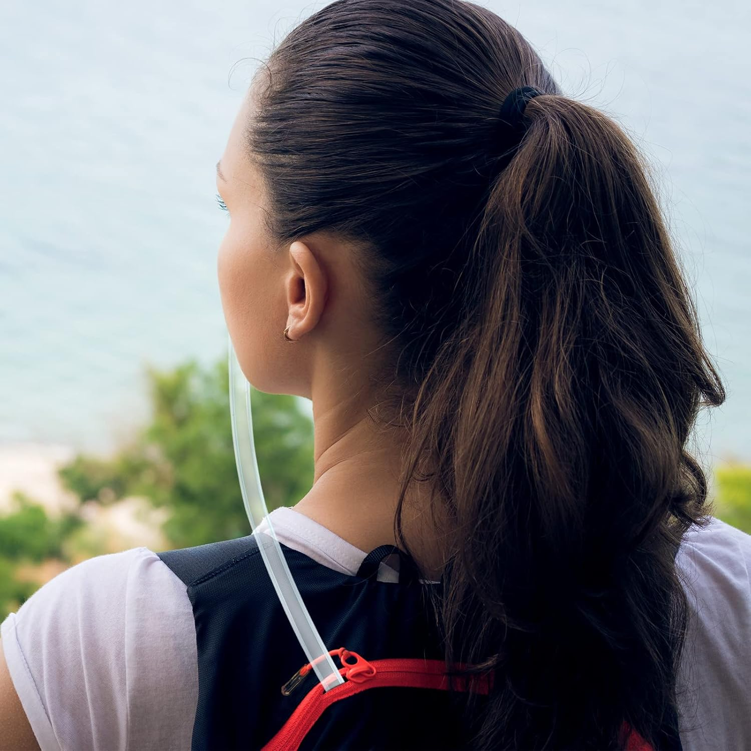 Pangda 3 Pcs Hydraulics Reservoir Hose Replacement Hydration Non Kinking Drink Tube 59 Inches Long Drinking Tubes Bite Bottle Water Bladder Hose for Sports Bladder Backpack System Packs image number 2