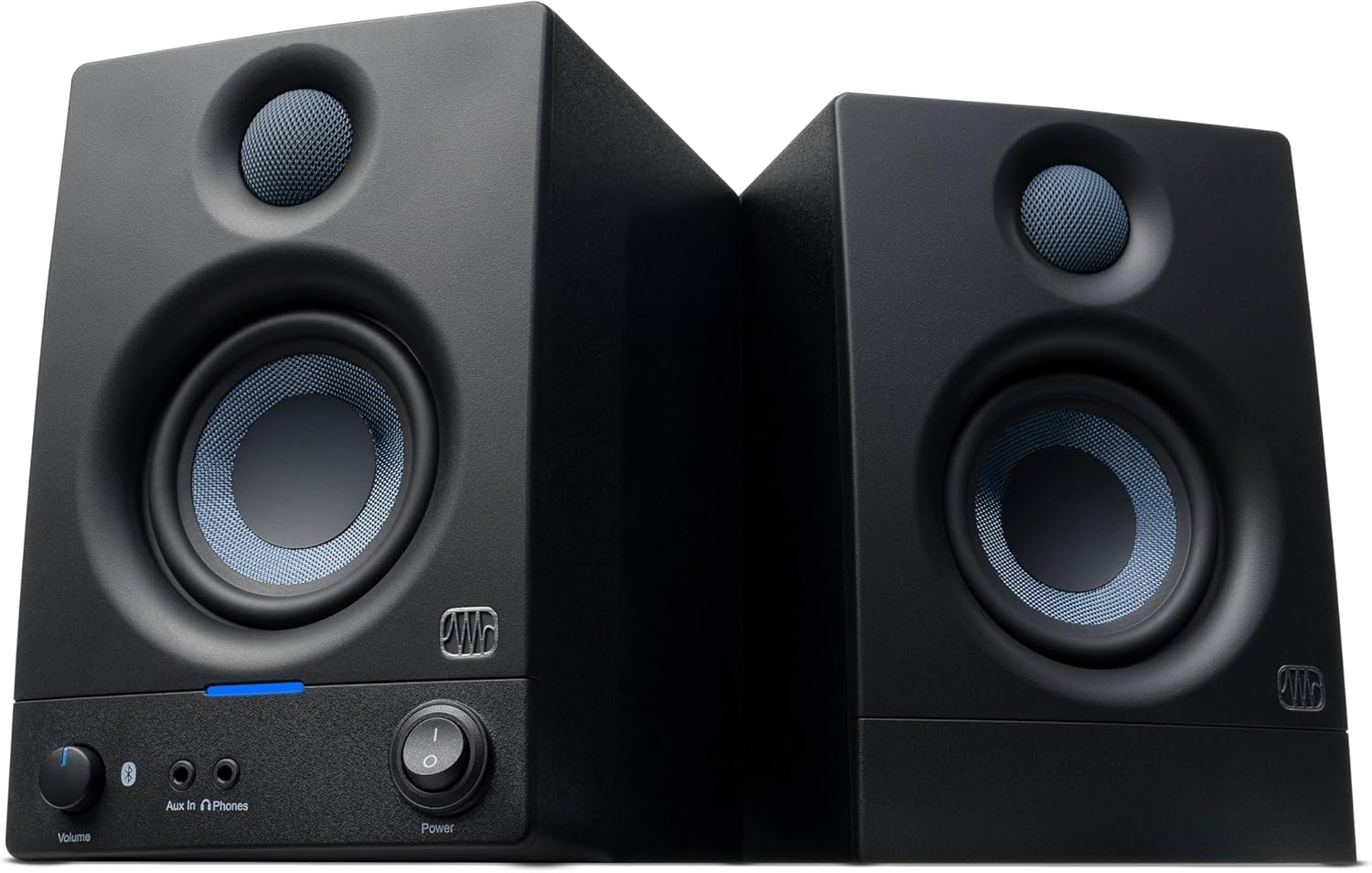 Presonus Eris 3.5BT Bluetooth Studio Monitors, Pair &mdash; Powered, Active Monitor Speakers for Desktop, Turntable, Record Player, Bookshelf, DJ Speakers image number 2