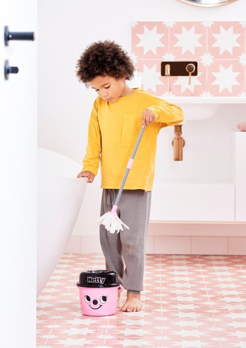 Casdon Little Helper Hetty Kids Mop and Bucket, Hetty/Grey/Black (657) image number 2
