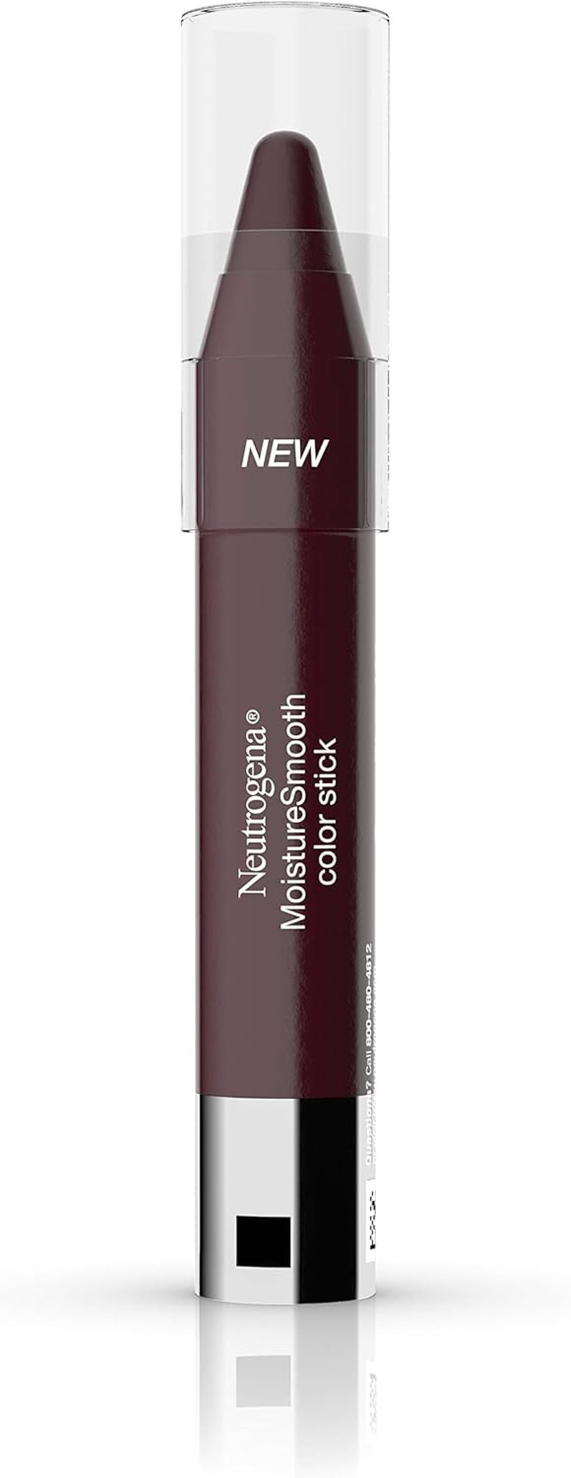 Neutrogena Moisturesmooth Color Lip Stick, 180 Deep Plum, 36 Count - Perfect Plum, 0.011 Ounce image number 1