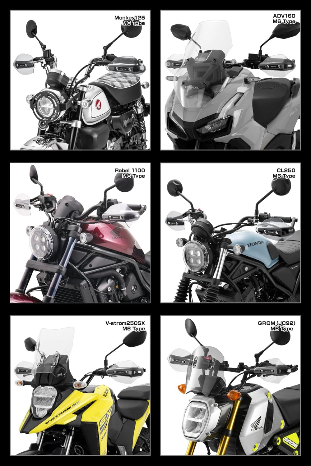 ZETA Racing Dirtfreak ZS72-2002 Sonic Hand Guard M6 Type Bar End Mount Lever Guard Forged Stainless Bolt Dirt Freak image number 3