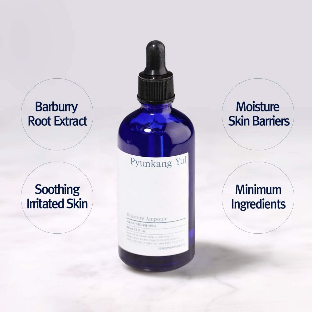 PYUNKANG YUL [PKY] Moisture Ampoule - Korean Serum for Face - Making Moisture Barrier Maintaining the Skin Moisturized - Rapid Soothing Daily for Oily and Combination Skin Types (3.38 Fl.Oz, 100Ml) image number 5