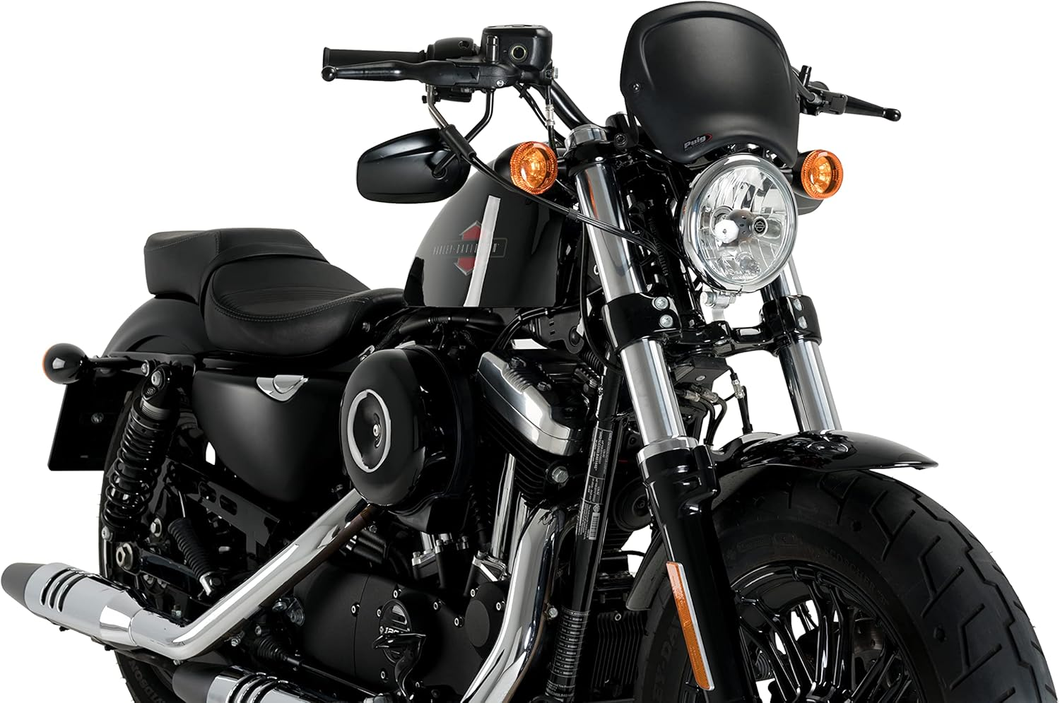 Puig 20399C Front Plate Carbon Look