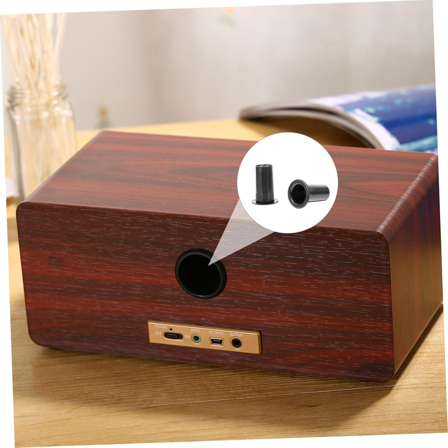 Toddmomy 8Pcs Subwoofer Port Tubes Speaker Hole Bass Reflex Tubes Speaker Port for Audio Cabinet Low Distortion Sound Enhancement Safe Use image number 2