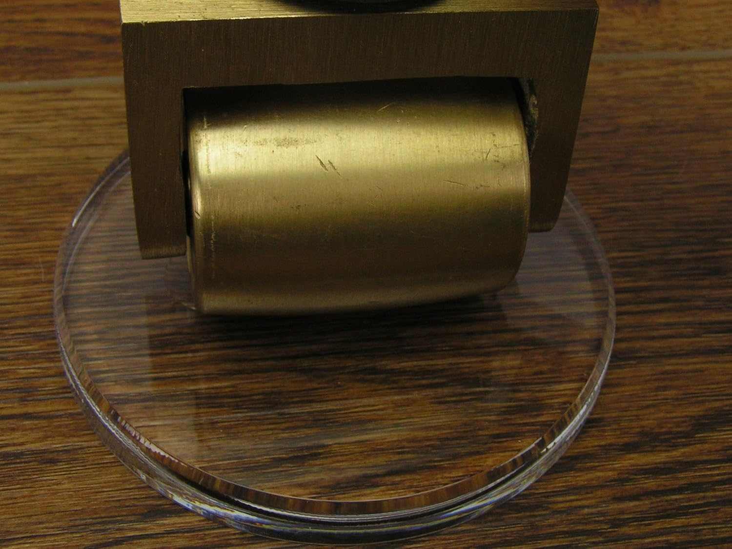 Clear Piano Caster Cups 4.5 Diameter for Grand Pianos Transparent Virtually Invisible MADE in USA by Musicmaide MMAZ5000 (Set of 3) image number 1