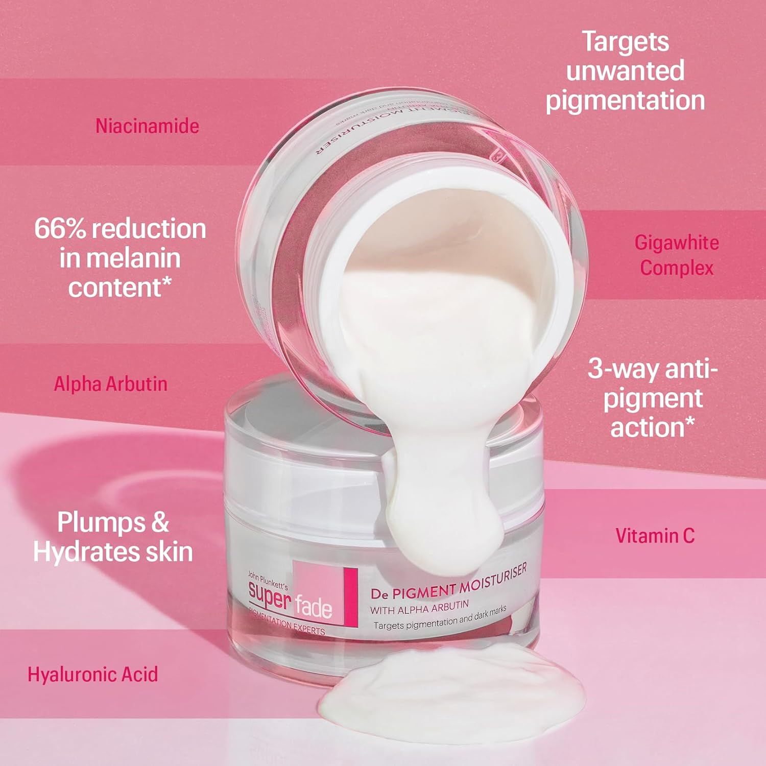 John Plunkett'S Superfade De Pigment Moisturiser 50G image number 5