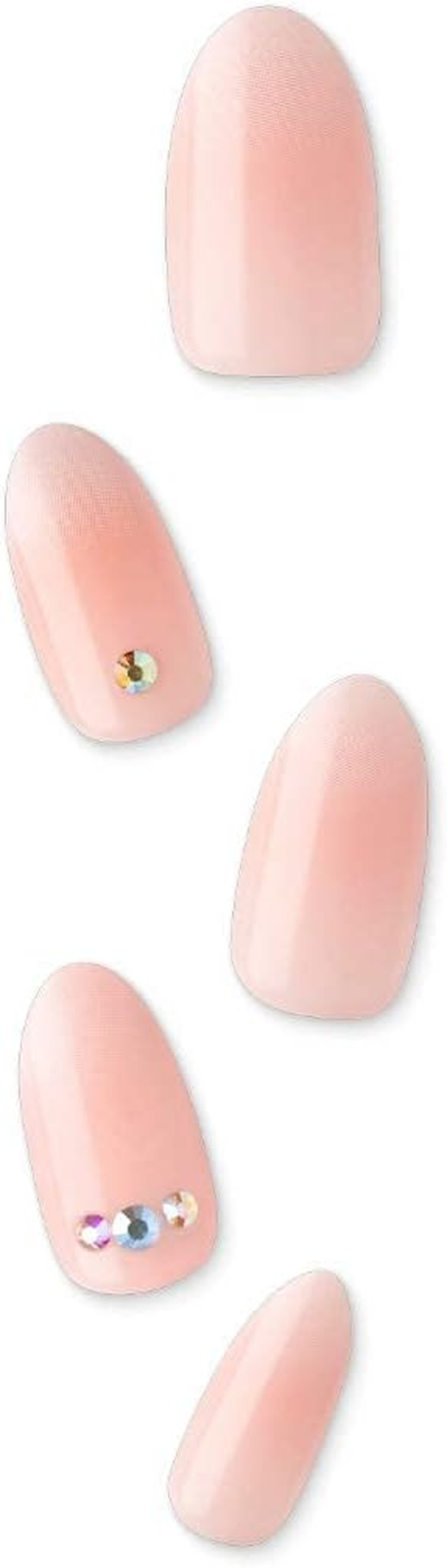 KISS Impress Press-On Manicure, Awestruck, Medium Length Square, with Purefit Technology, Includes Prep Pad, Mini File, Cuticle Stick, and 30 Fake Nails