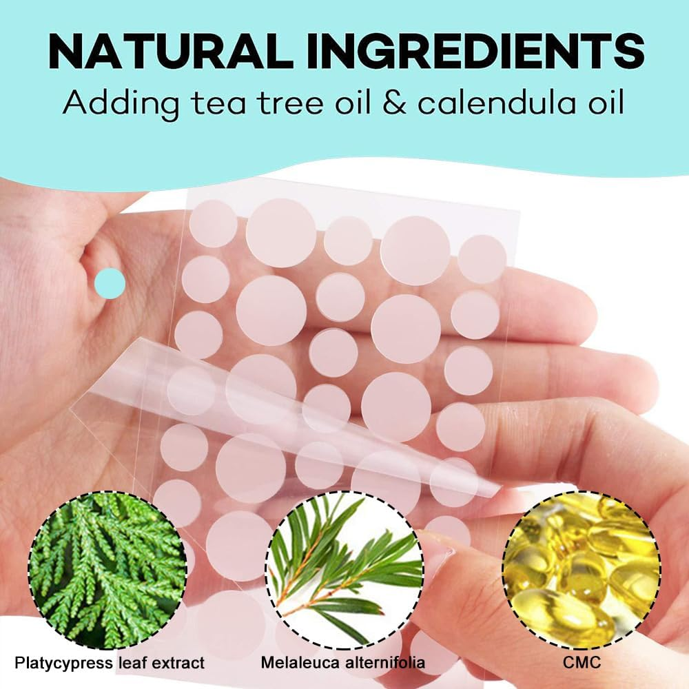 Pimple Patches for Face 150 Pack &ndash; Hydrocolloid Pimple Stickers for Blemish Care, Oil Absorbing Spot Dots for Clear Looking Skin, Gentle on Sensitive Skin (72 Patches) image number 2