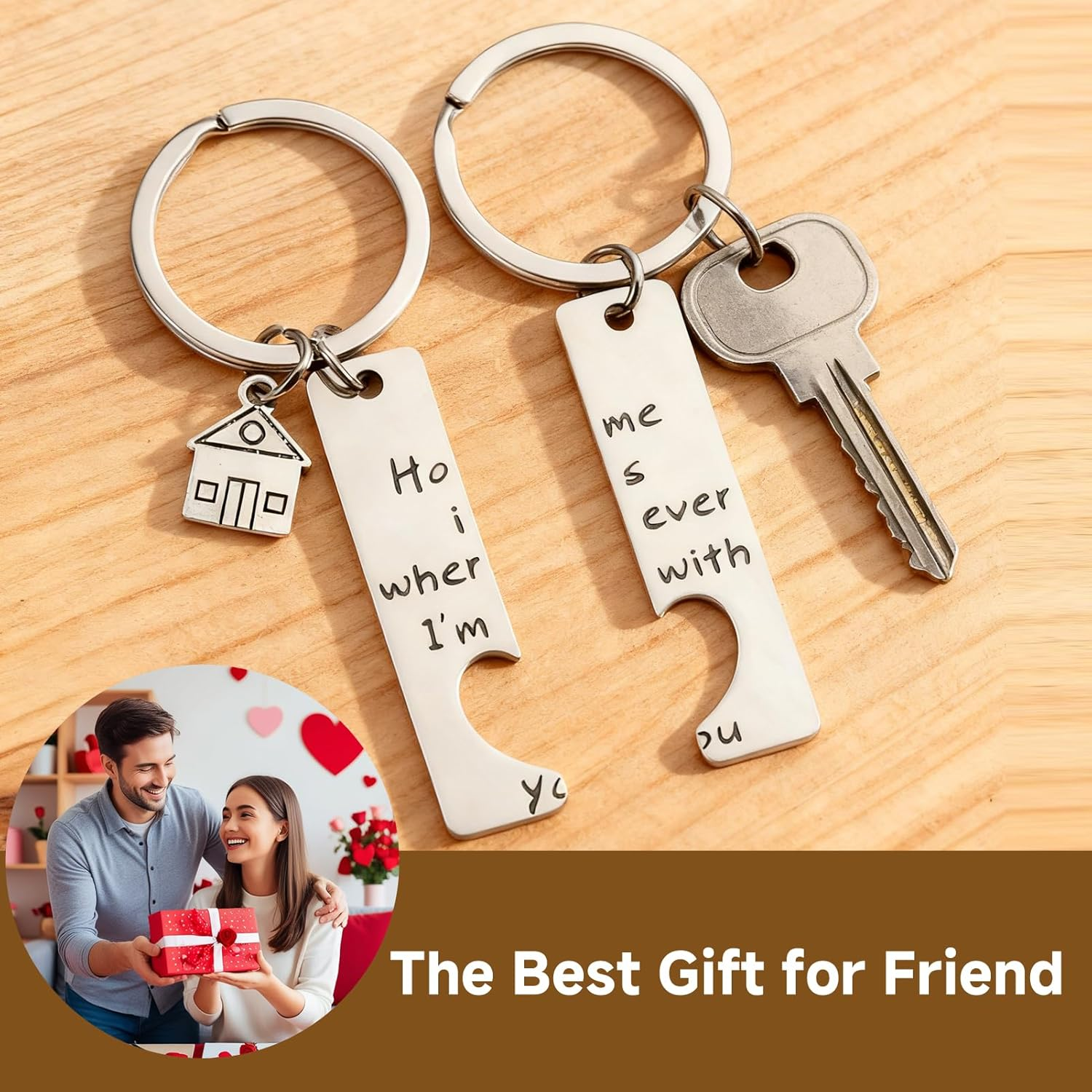Couple Gifts for Him and Her, Heartfelt Housewarming Present for New Homeowners, First Home Keepsake for Husband & Wife, Boyfriend & Girlfriend, Valentine&lsquo;S Day, Christmas or Birthday Gift image number 5