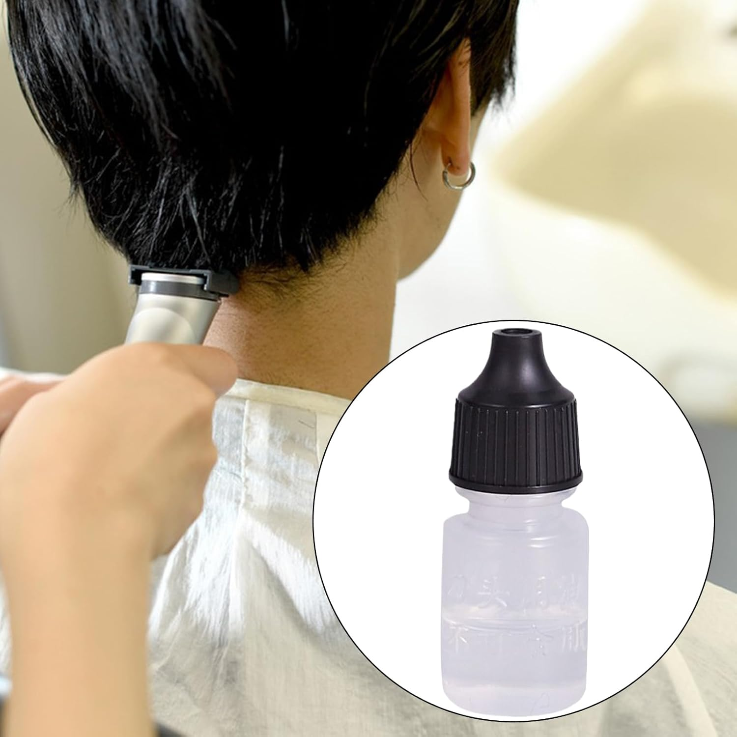 Beard Trimmer Oil Lubricant,Trimmer Care Lubricant - High-Temperature Electric Hair Shaver Grease Oil for Grooming, Home, Shower, Bathroom, Barber, Camping, Travel image number 1