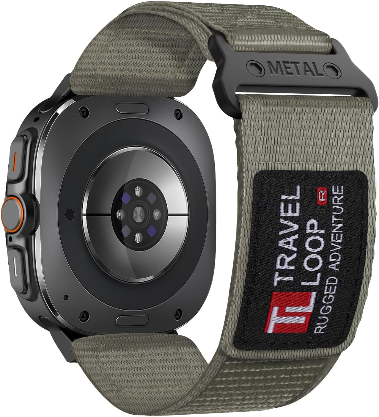 Rugged Nylon Bands for Samsung Galaxy Watch Ultra 2/Ultra 2025 2024 Men,Soft Woven Adjustable Sport Loop Wristbands Strap for Samsung Galaxy Watch 8/7 Ultra 47Mm