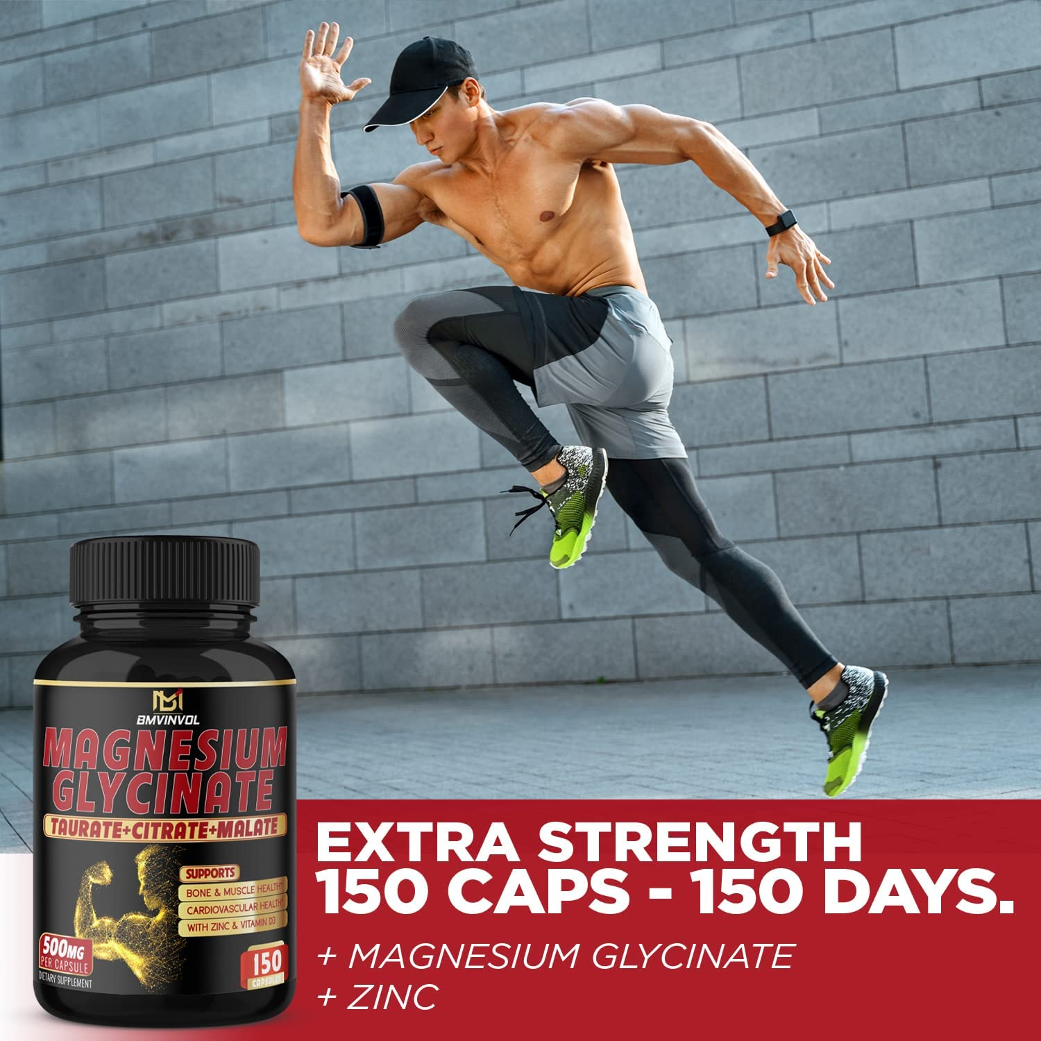 4-In-1 Magnesium Complex -  Month Supply - 150 Count image number 3