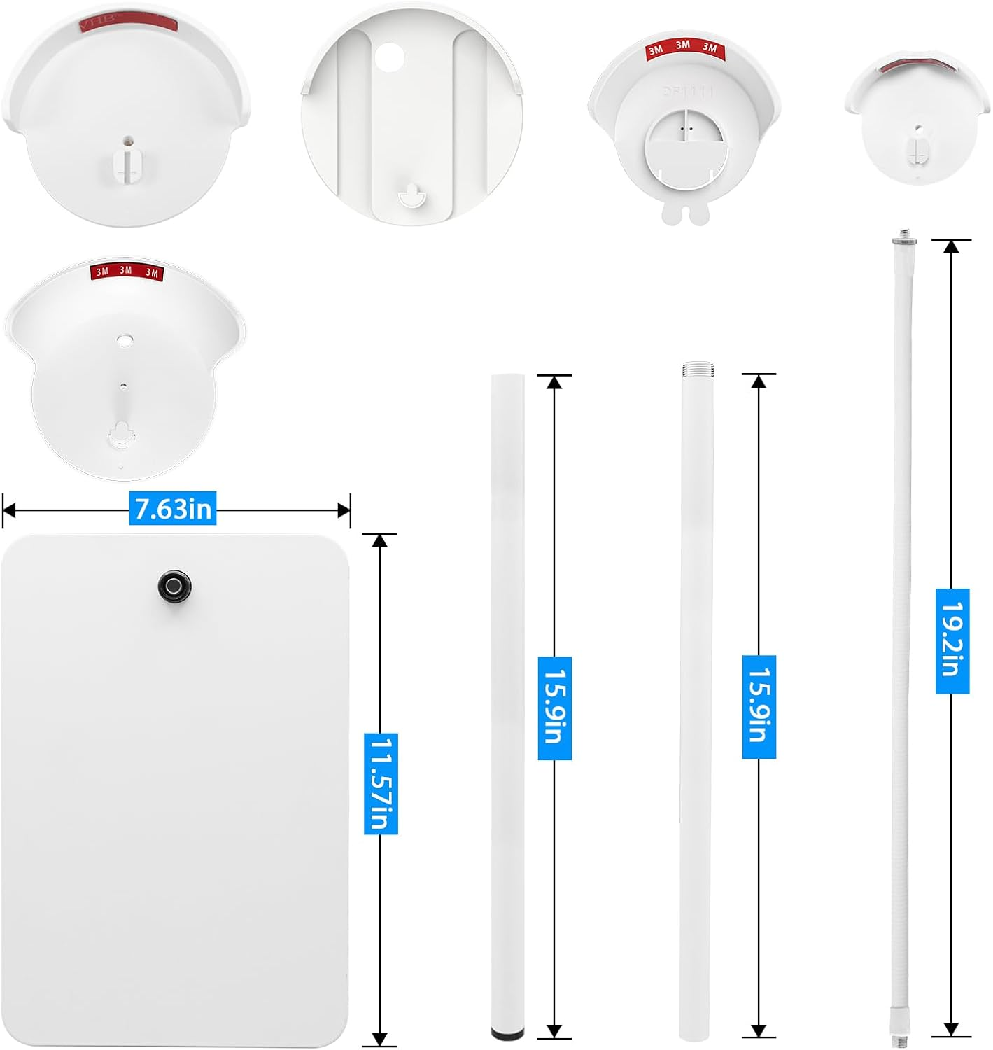 35 Inch or 63 Inch Floor Stand for Vtech, Hellobaby, Infant Optics DXR-8/8 Pro, Eufy, Vava/Hipp and Nooie Baby Monitor,Owlet and Motorola Baby Monitor, for Any Other Cameras with 1/4 Screw Mount image number 4