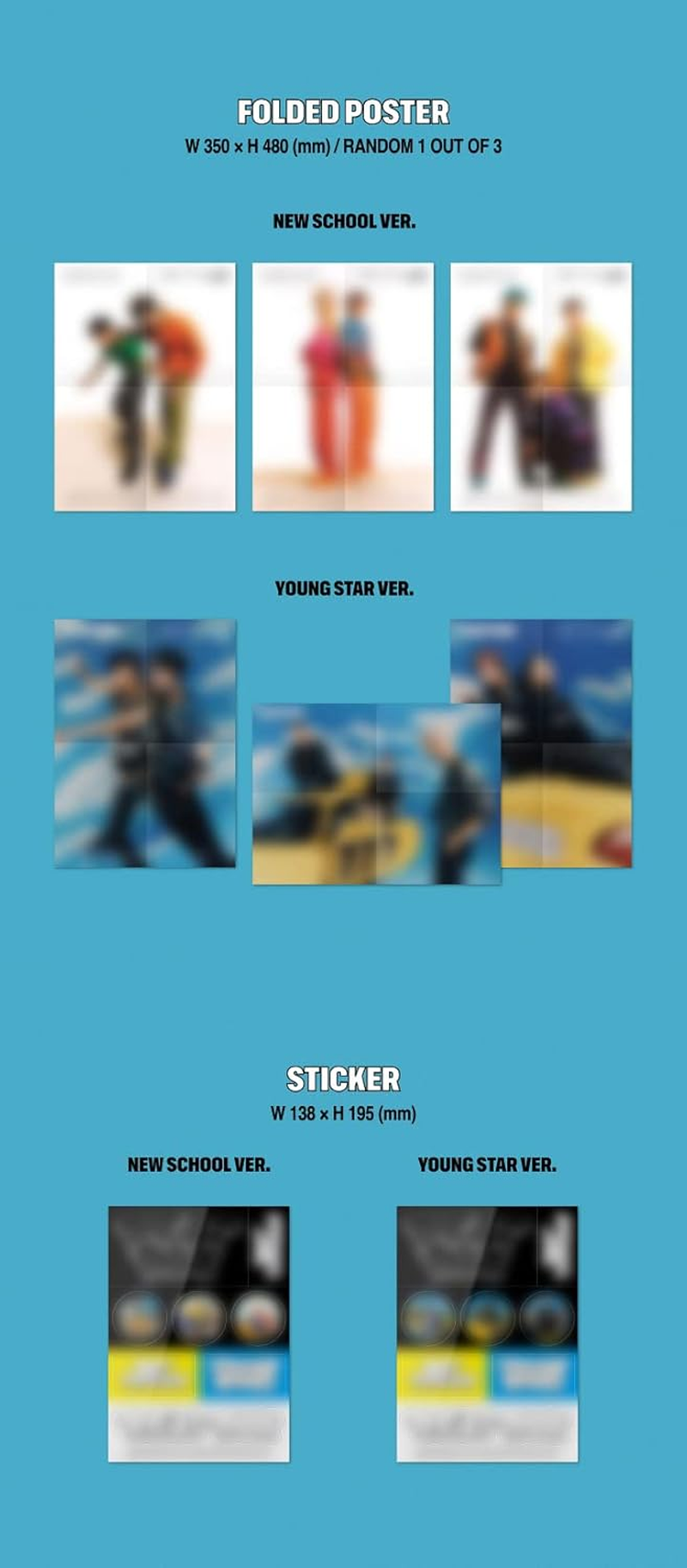 NCT Dream Beatbox 2Nd Album Repackage Photobook Version YOUNG STAR Cover Cd+1P Folding Poster on Pack+Booklet+Photocard+Sticker+Tracking Sealed image number 3
