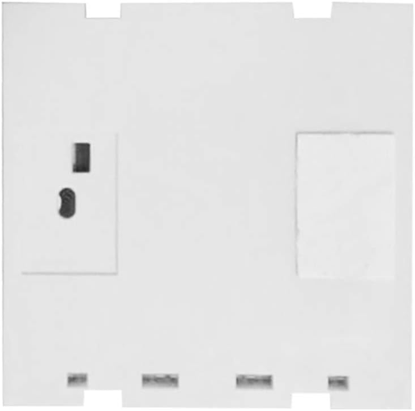 Push Button Wall Light Switch Remote Controller 1 Gang 86 Type On/Off Switch Panel 433Mhz Wireless RF Remote Control Transmitter with Stickers Free Position Flexible for Home Living Room Bedroom VCXN image number 2