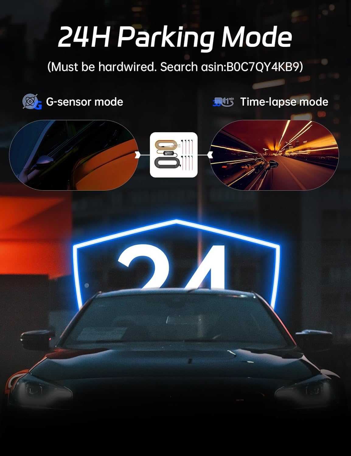 Pelsee P12 plus 4K Rear View Mirror Camera with ADAS and BSD, 5.8Ghz Wifi Mirror Dash Cam Front and Rear, Backup Camera for Car, GPS, 64GB Card Included, WDR Night Vision, Voice Control, 12" Display image number 3