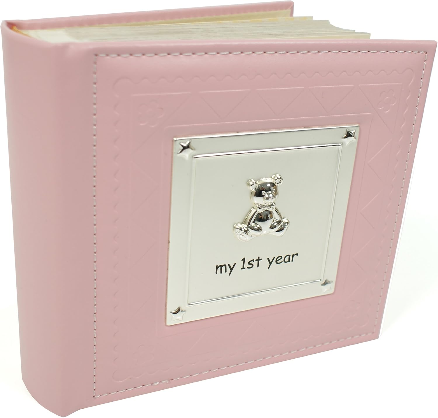 Joe Davies First Year Pink Baby Girl Photo Album Gift 77803, Size 6X4 image number 1