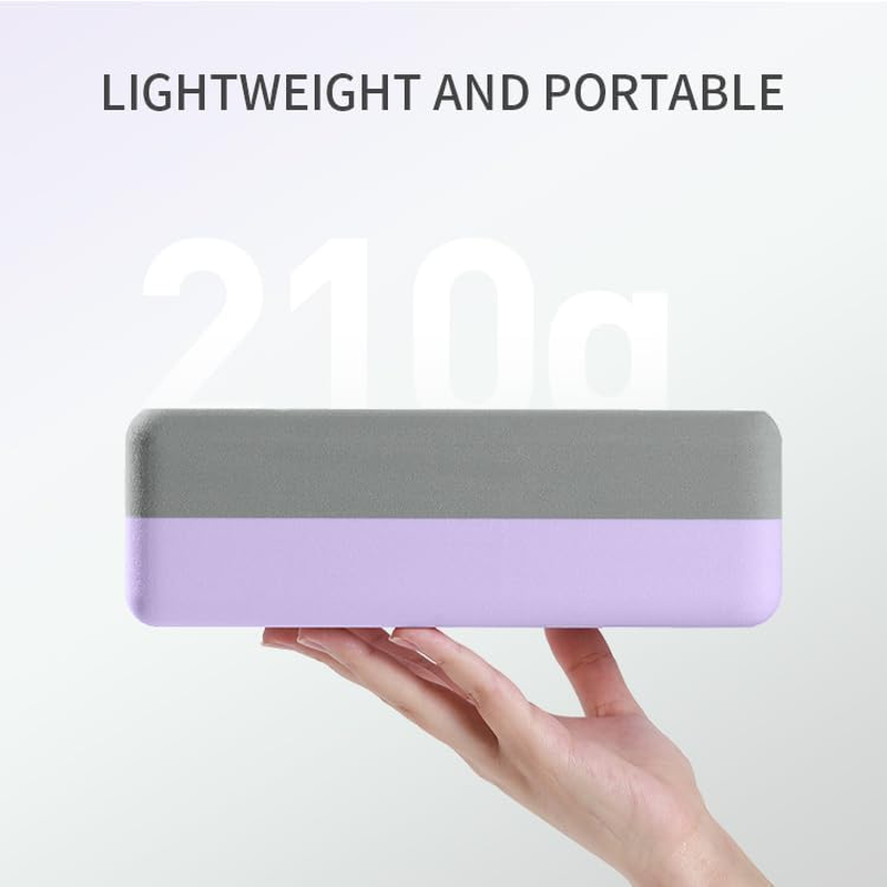 Yoga Blocks, High Density Yoga Bricks 2 Pack/1 Pack, Multicolour Lightweight EVA Foam Blocks for Yoga, Pilates, Meditation - Yoga Accessories for Stability, Balance, Deepen Stretches image number 6