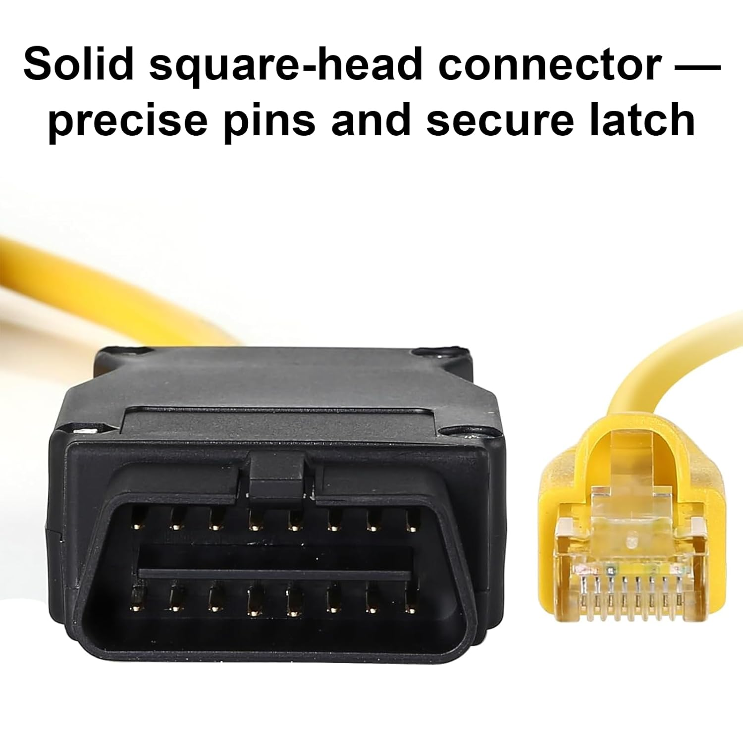 BMW ENET Cable Adapter &ndash; Fast & Stable Data Transmission, Multi-Function Coding & Programming, Plug & Play for F-Series BMW Cars（1.8M） image number 3