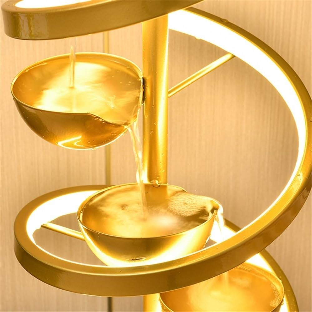 Outdoor Fountain Living Room Circulating Running Water Ornaments Light Luxury Modern Foyer Entrance Fountain Feature Floor Decoration image number 2