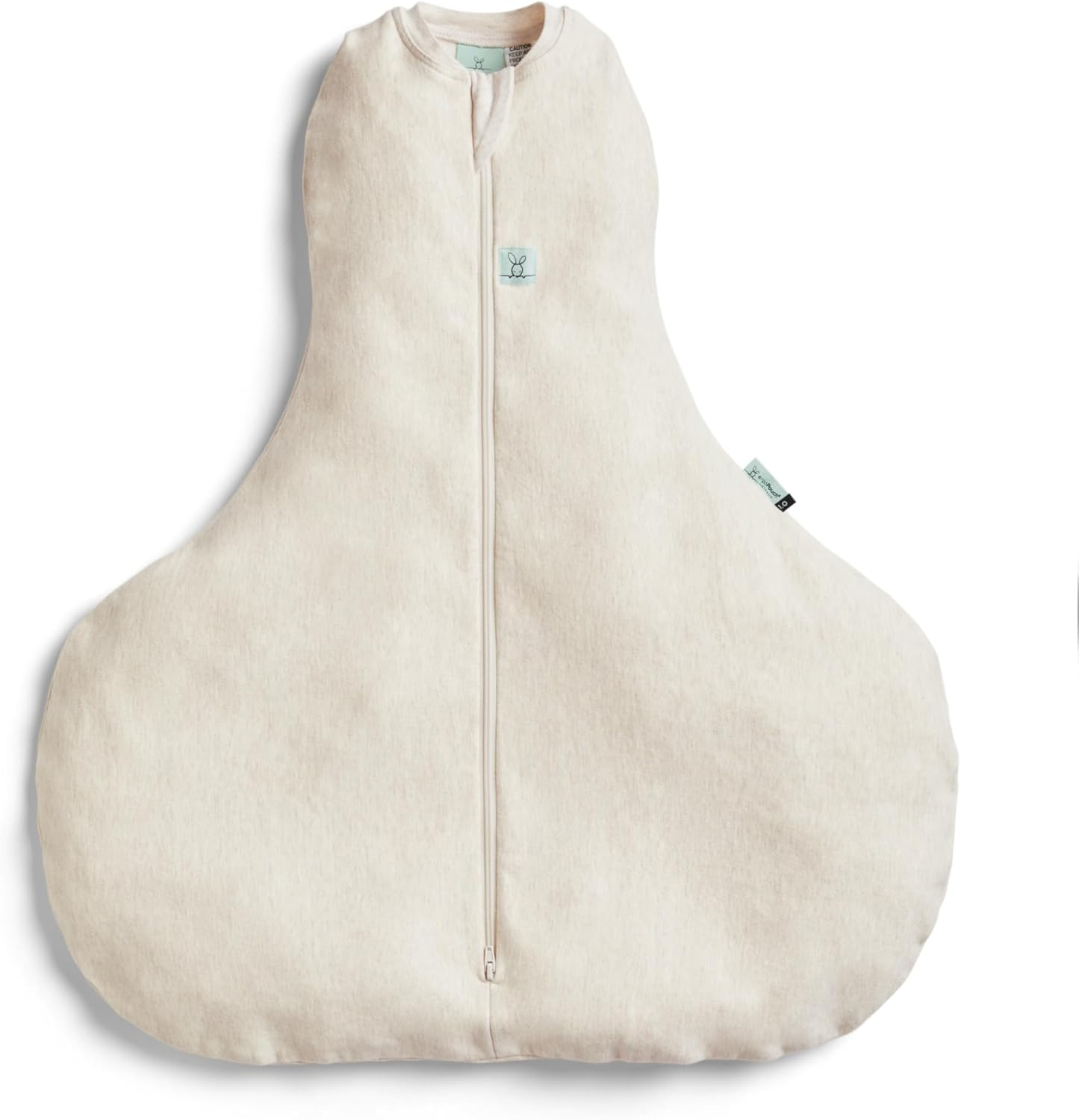 Ergopouch 0.2 TOG Hip Harness Cocoon Swaddle Bag for 6-12 Months, Oatmeal Marle