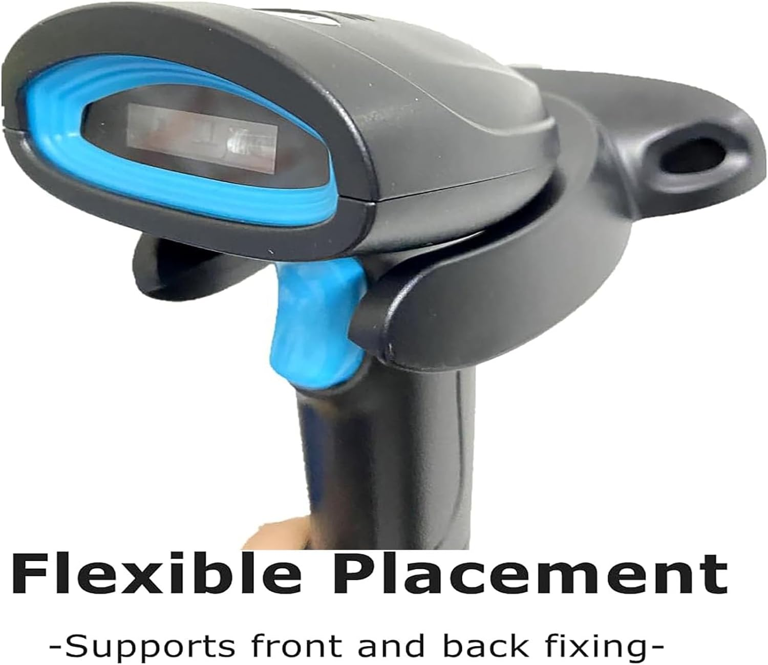 Universal Barcode Scanner Holder,Barcode Reader Bracket Wall Mount with Wall Stickers Fit for Zebra Symbol LS2208 DS2278 LI4278 Most Barcode Scanners, image number 4