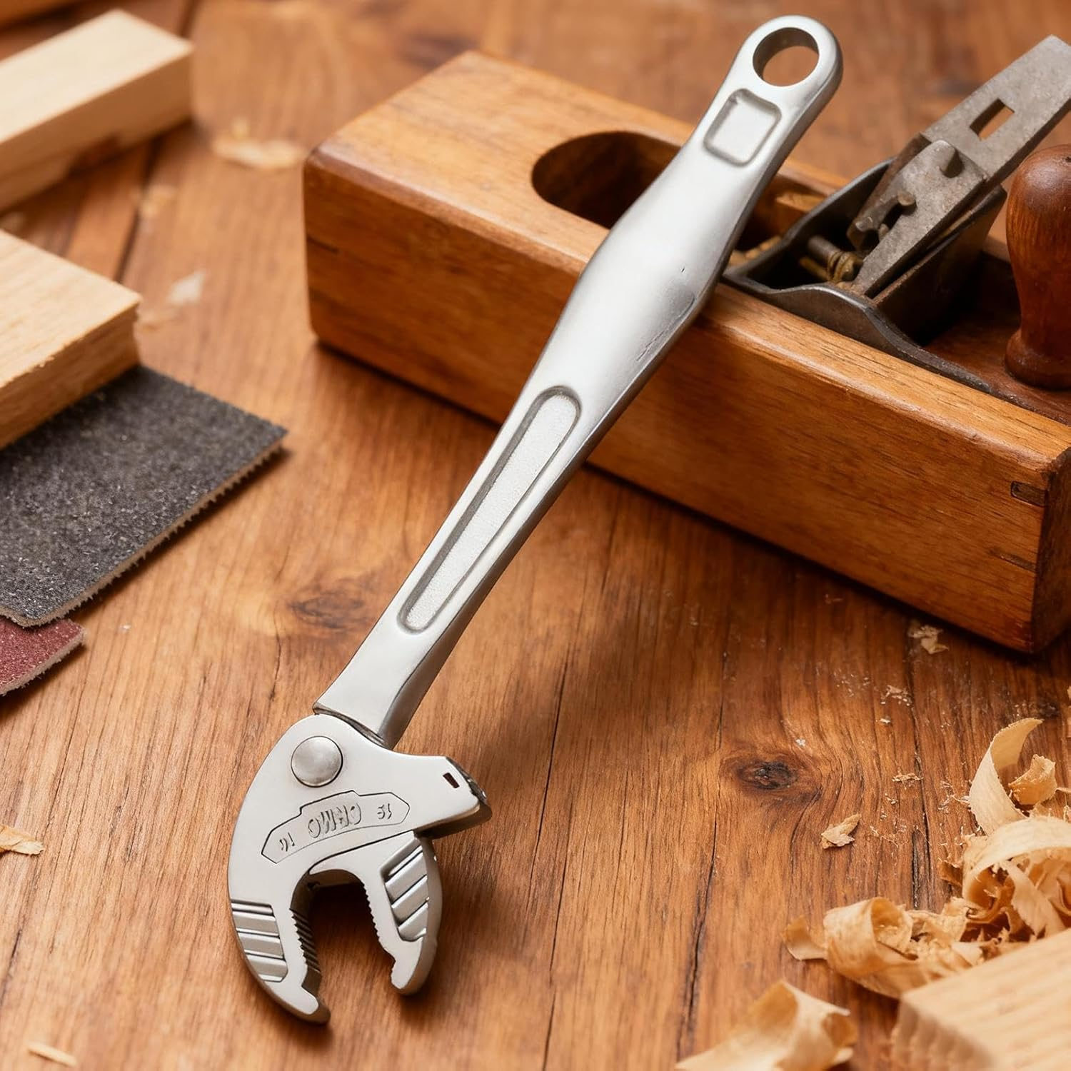 Adjustable Wrenches - Heavy Duty Pliers Self-Locking - Adjustable Pipe Wrench - for Torque Pipe Mechanic Automotive Plumbing Car image number 1