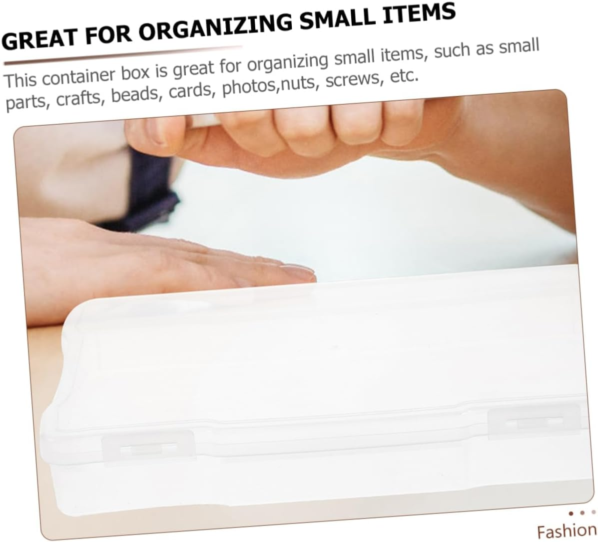 5Pcs Electronic Component Case Photo Storage Box Jewelry Box Sorting Handle Easy to Open Fill and Close Material image number 2