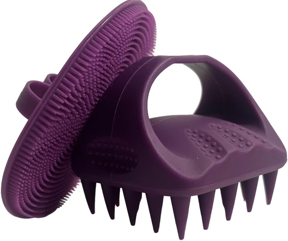 Birafy Scalp Massager & Body Scubber, Premium Silicone Brush for Hair Growth, Exfoliating Shampoo Brush for Scalp Care for Men and Women| 2 Brushes in 1 Box. image number 5