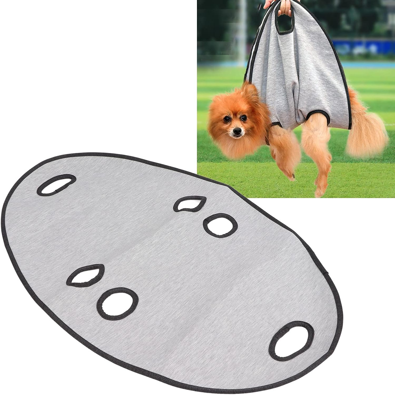 EVTSCAN Dog Lift Belt Soft Breathable Full Body Auxiliary Pet Support Sling Harness for Cat Puppy image number 6